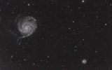 M101 - Pinwheel Galaxy & NGC5477