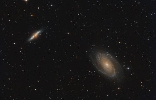 M81 - Bode's Galaxy & M82 - Cigar Galaxy